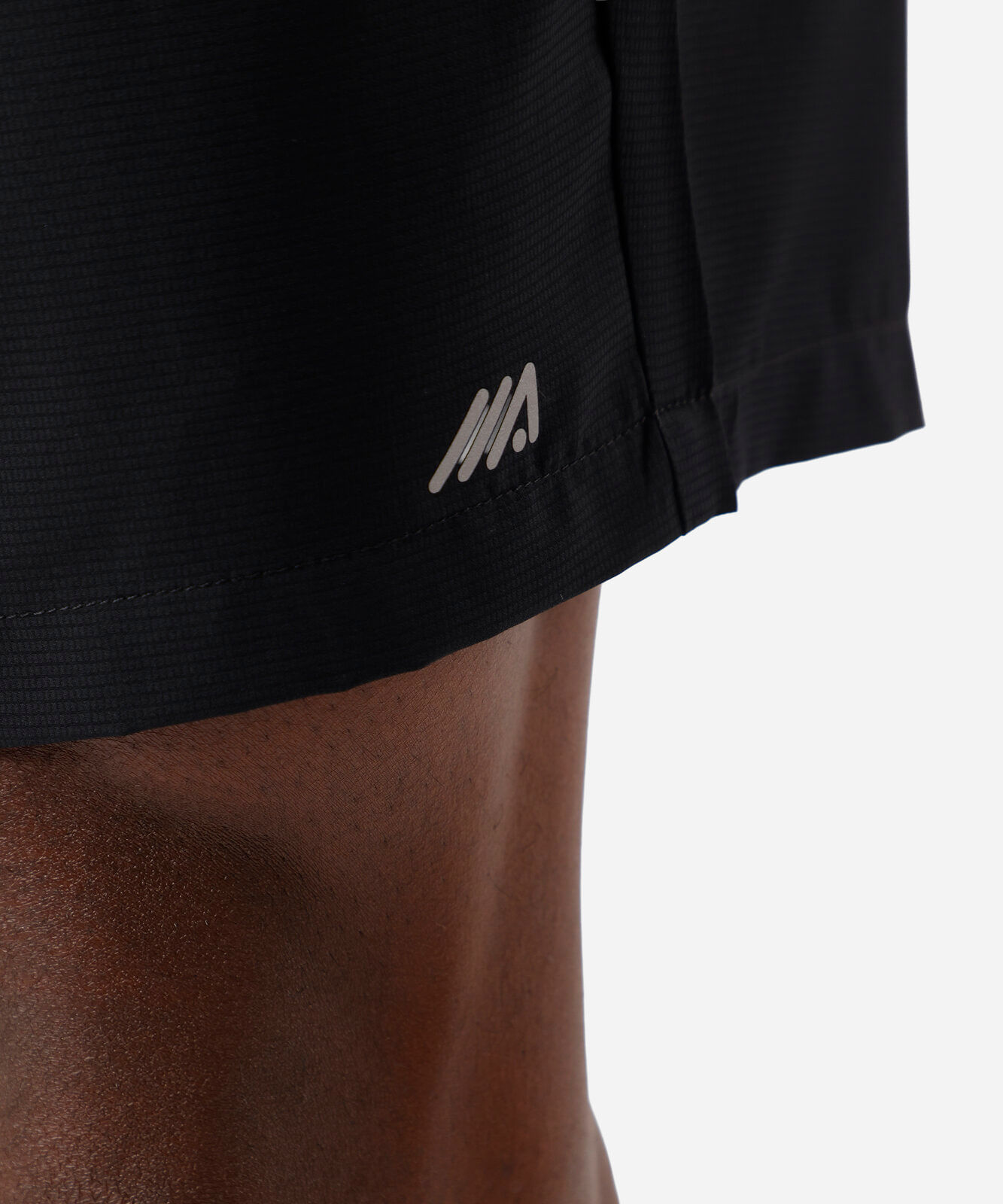 short masculino esportivo cós duplo preto