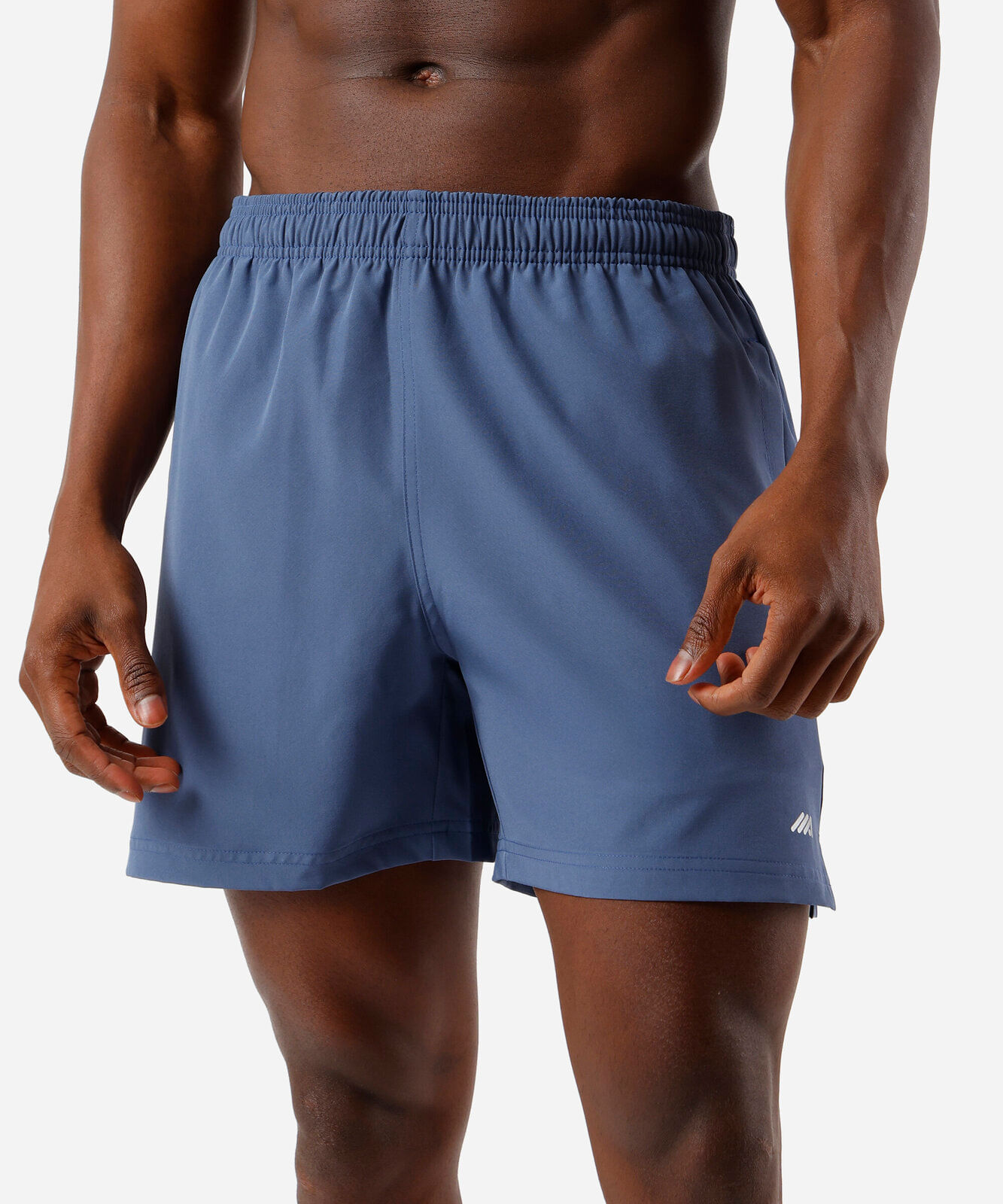 short masculino esportivo ace bolso com zíper azul