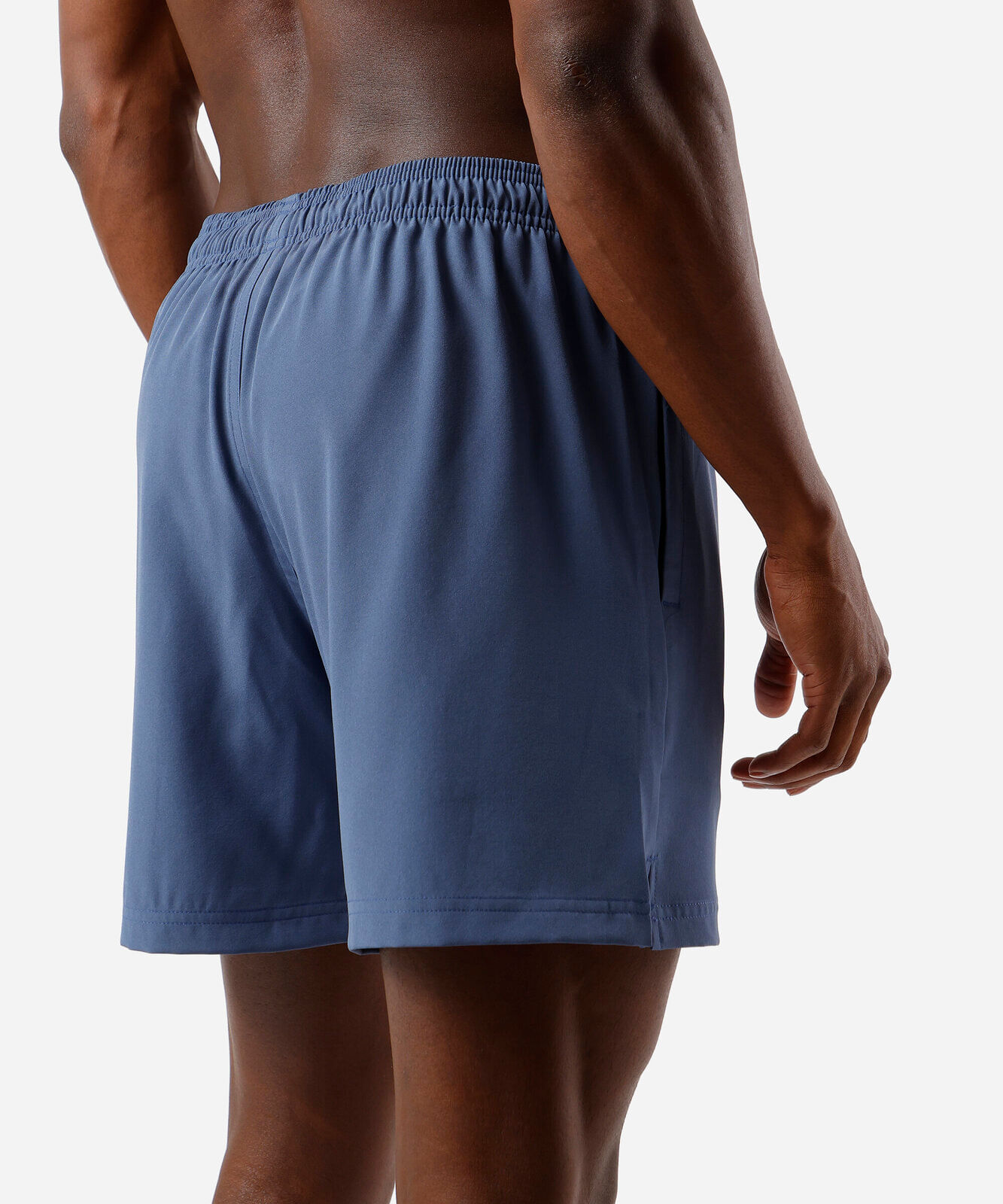 short masculino esportivo ace bolso com zíper azul