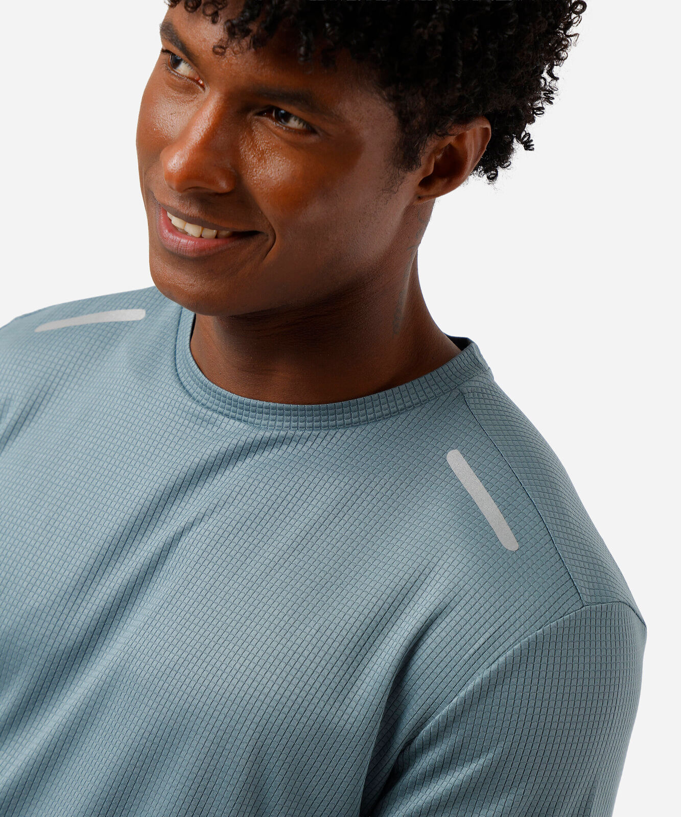 camiseta masculina esportiva quadriculada verde