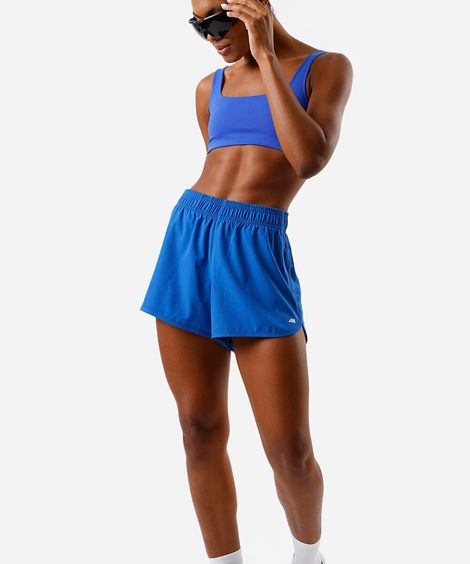 short running feminino esportivo ace azul