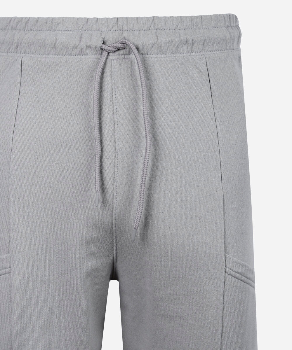 bermuda juvenil com nervura com bolso  cinza
