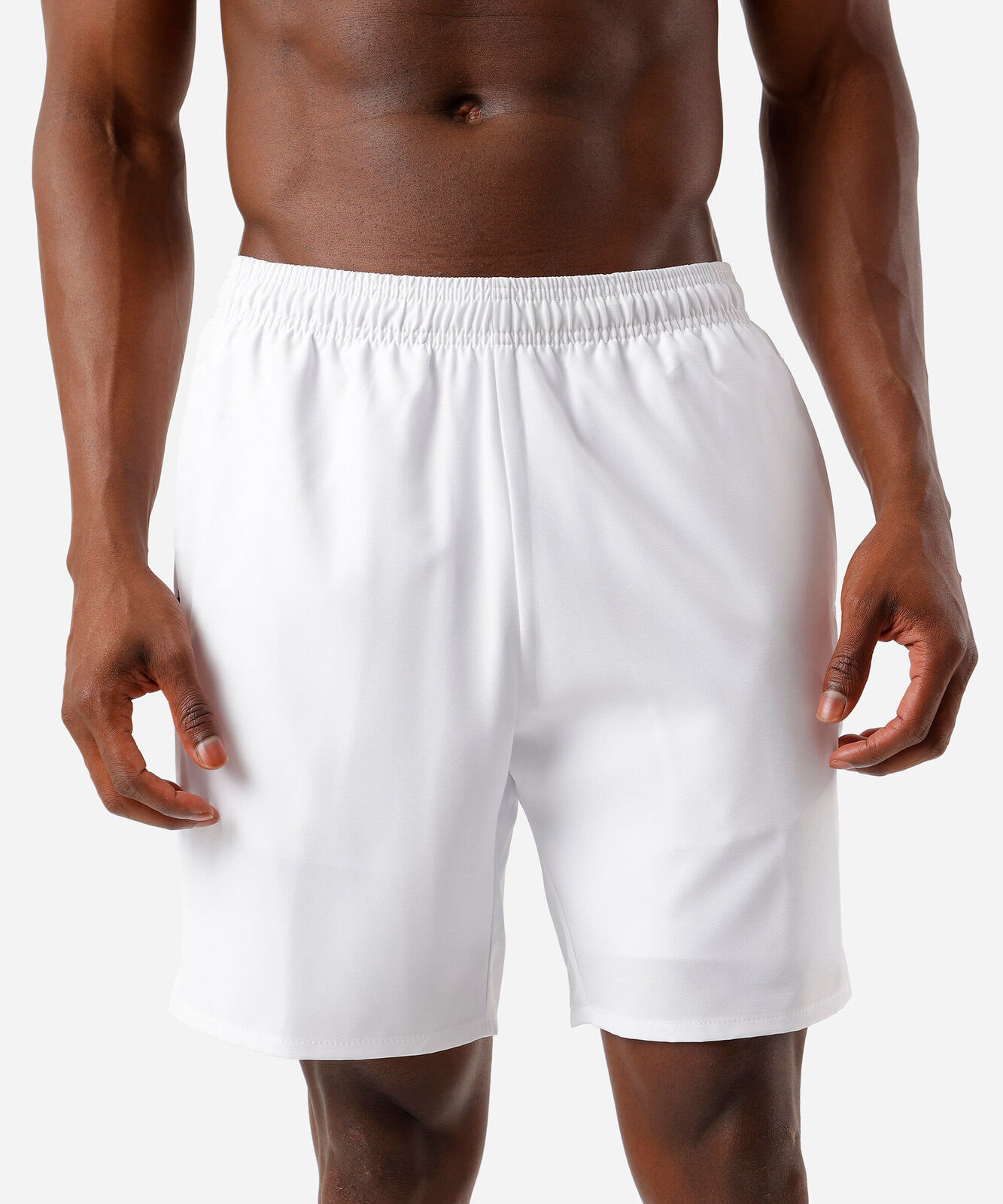 short masculino esportivo com bermuda interna branco