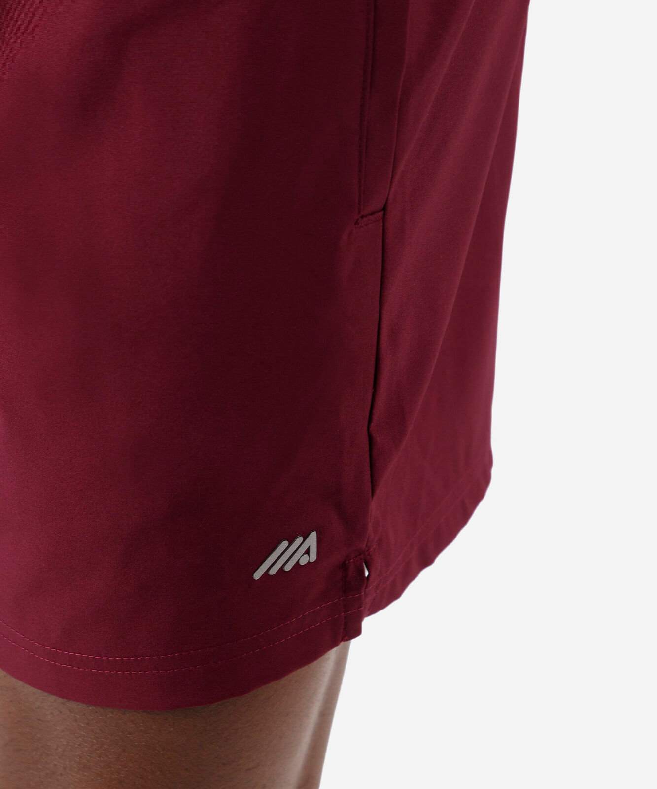 short masculino esportivo bolso com zíper vinho