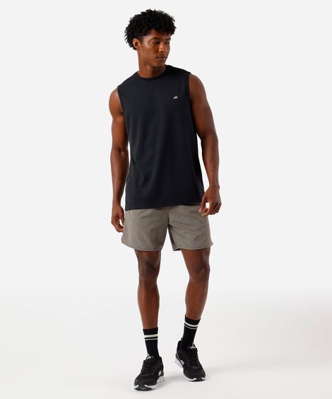 short masculino esportivo cinza