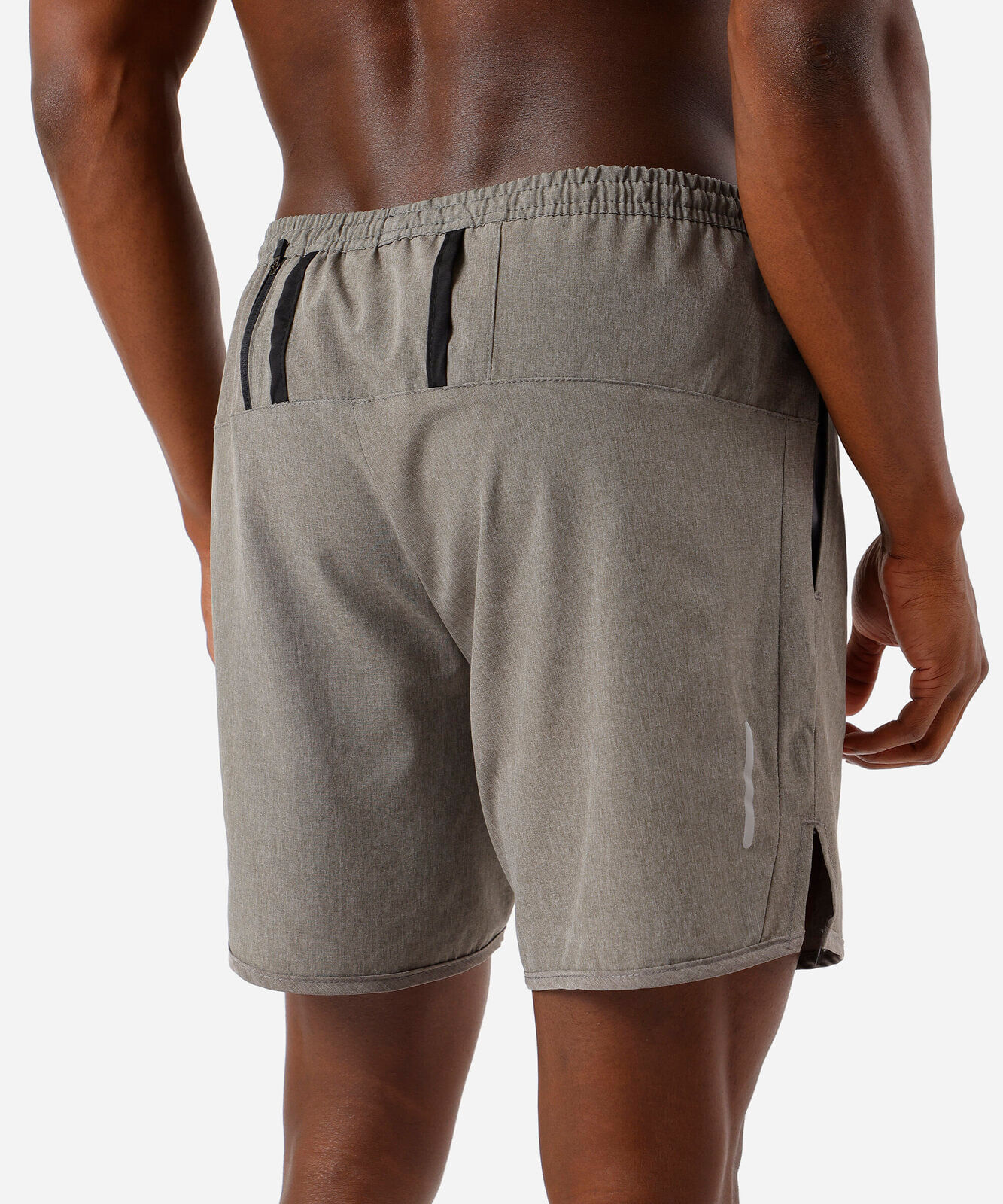 short masculino esportivo cinza