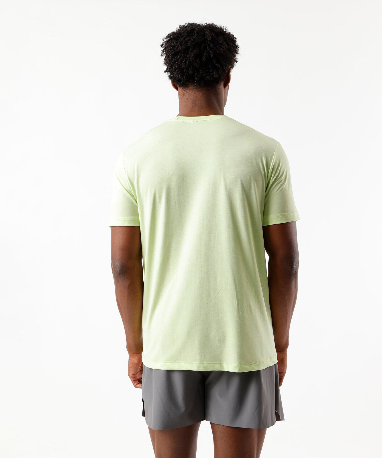 camiseta slim masculina esportiva verde