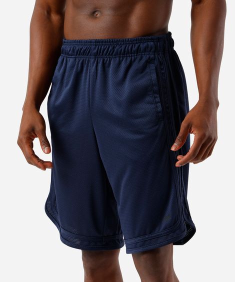 bermuda masculina texturizada azul