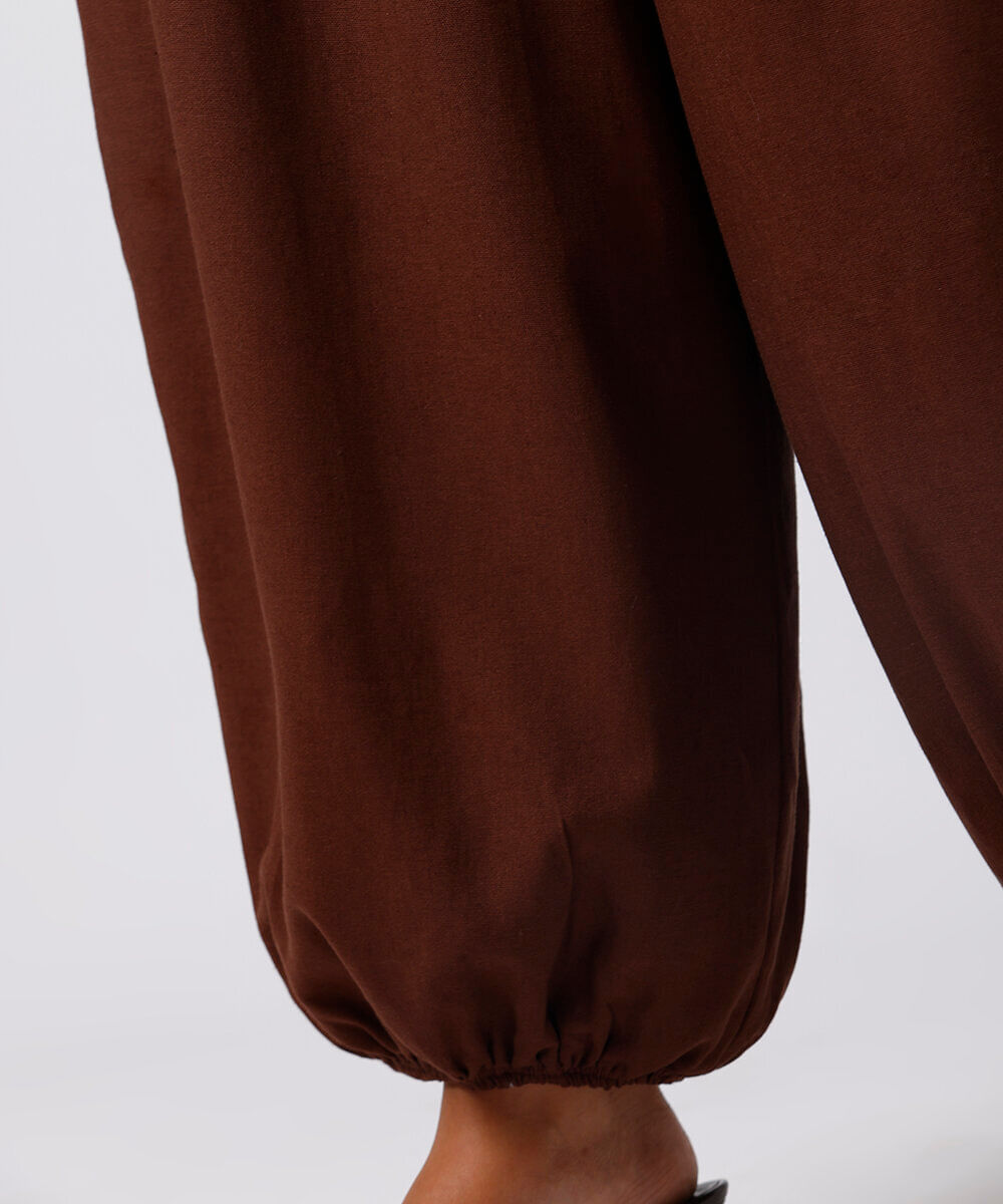 calça aladim feminina com linho mindset marrom