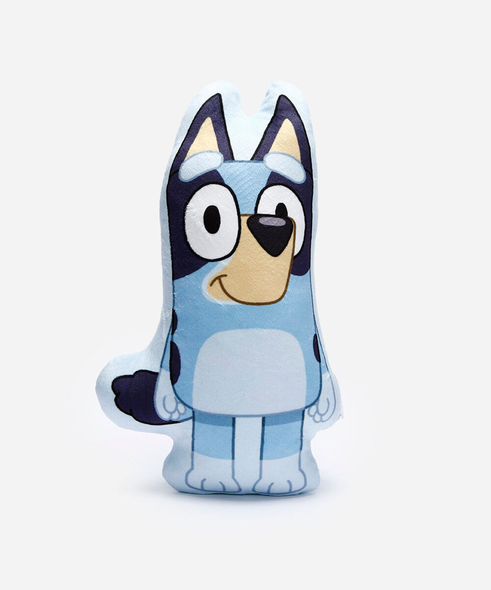 almofada infantil bluey azul