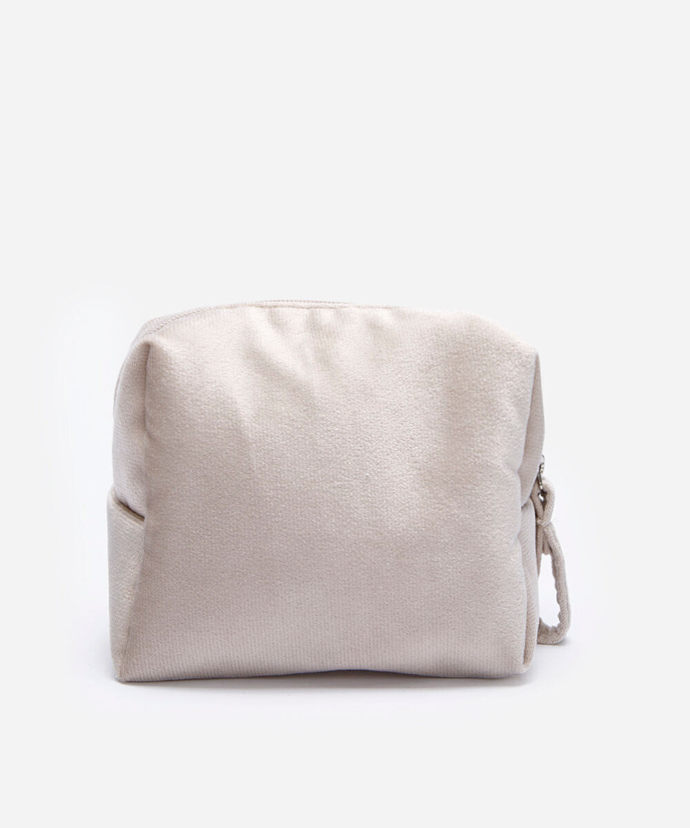 nécessaire de plush concha off white