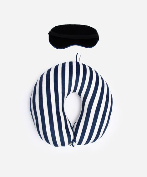 apoio de pescoço com máscara de dormir day off colorido