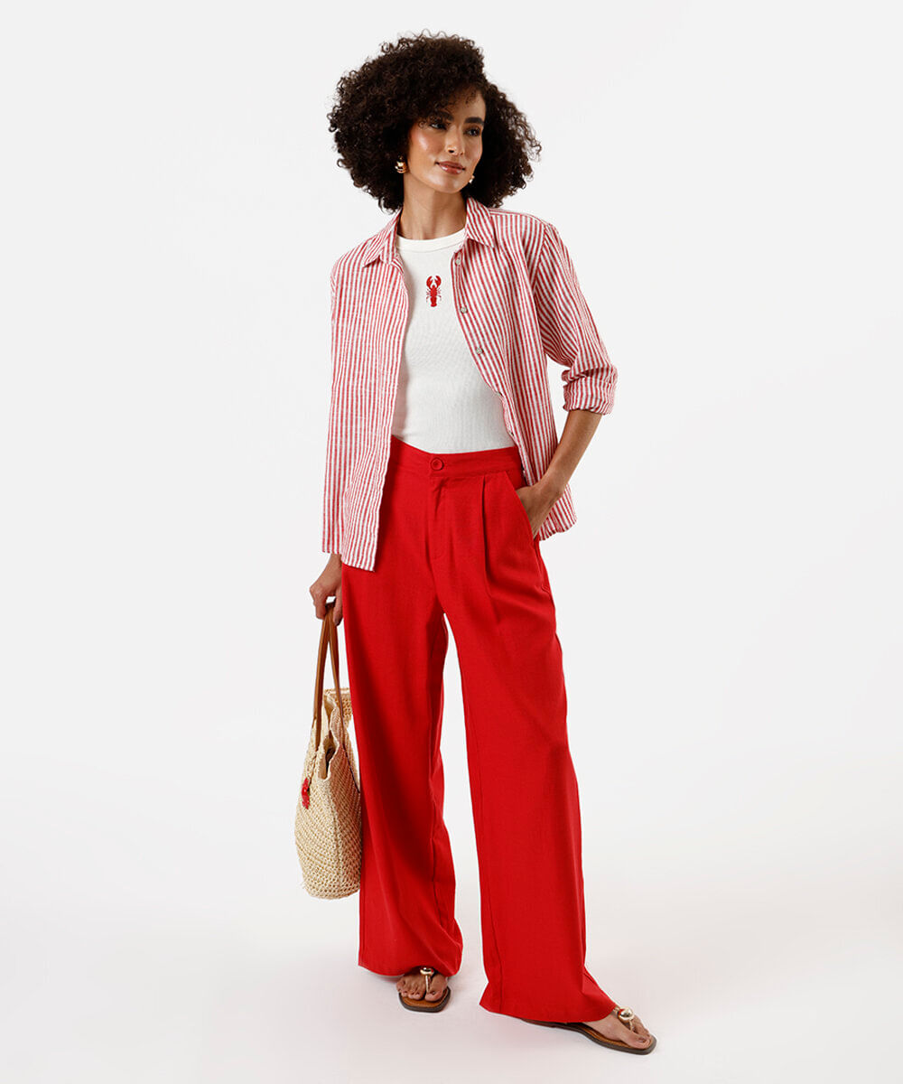regata feminina de algodão bordada off white