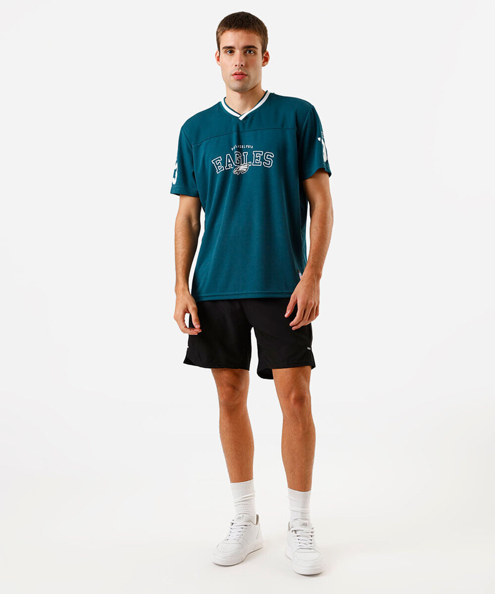 camiseta masculina eagles nfl verde