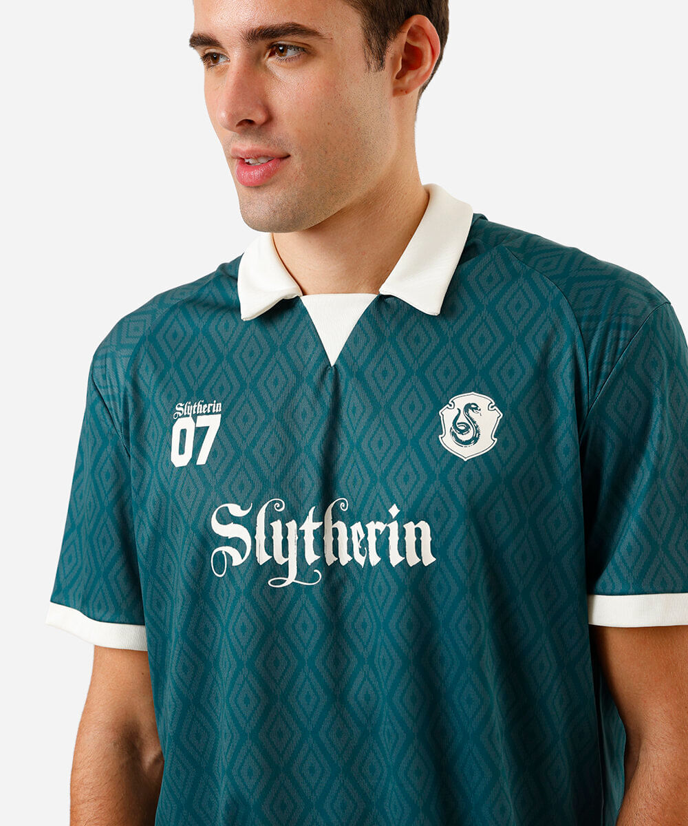 camiseta masculina polo oversized  sonserina verde