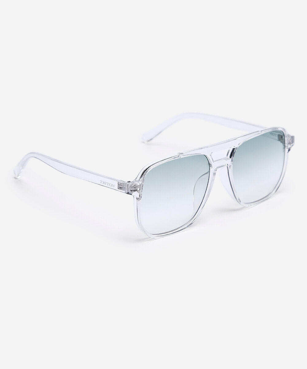 óculos de sol aviador triton cinza