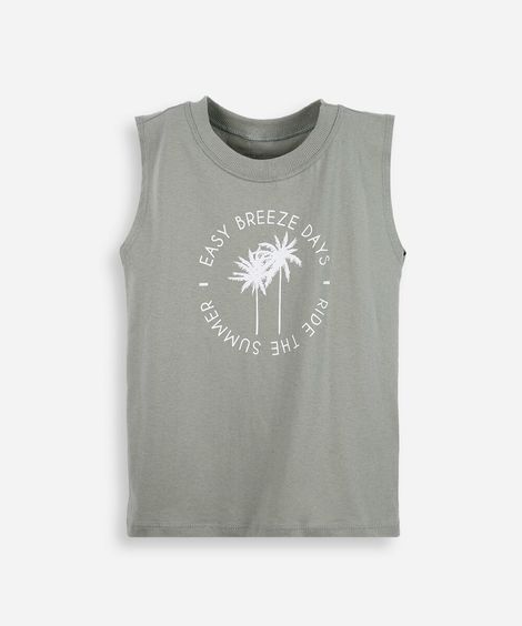 regata machão de algodão easy breeze days verde
