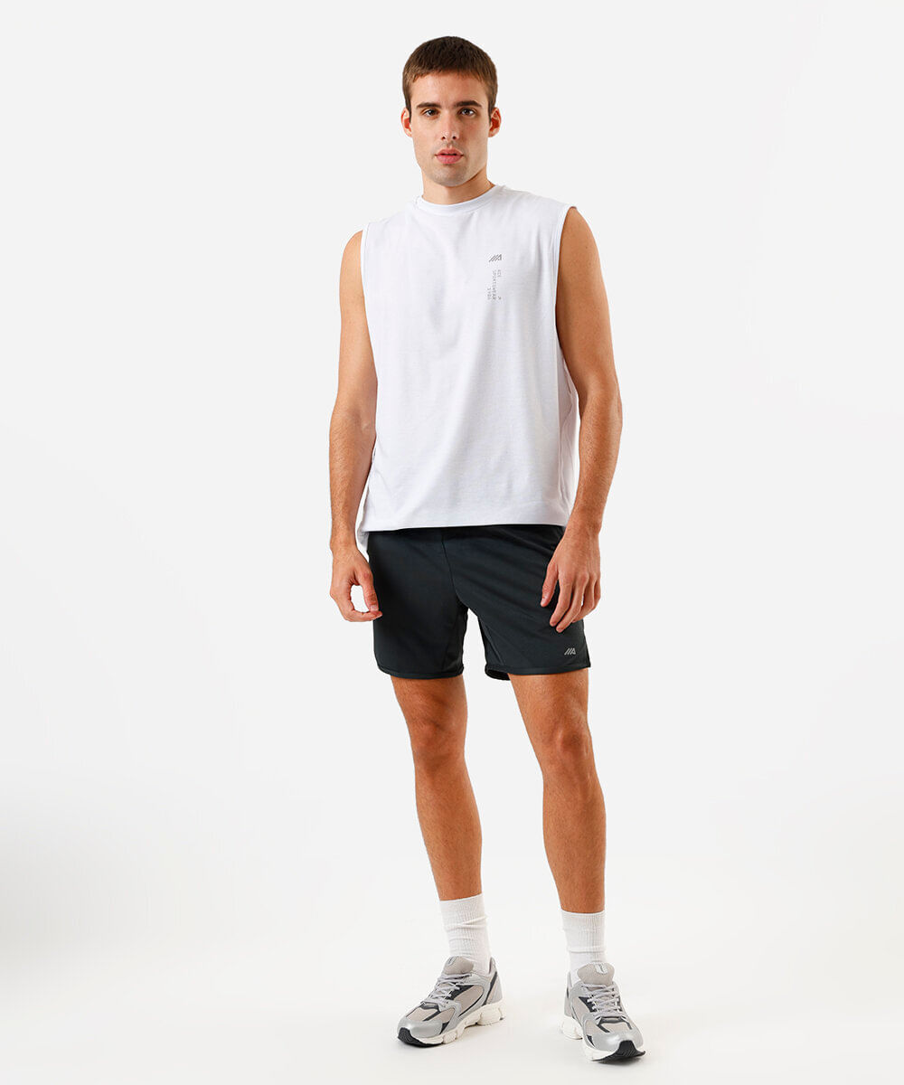 bermuda masculina texturizada verde