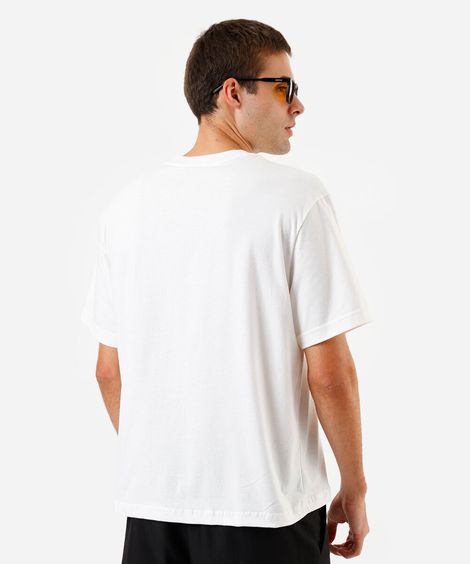 camiseta box fit masculina billie eilish off white