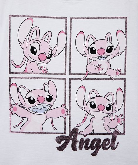 blusa infantil de algodão angel off white