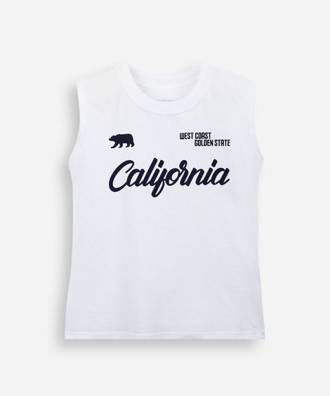 regata machão infantil california off white