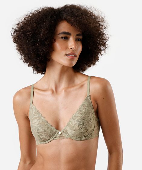 kit de 2 sutiãs meia taça de renda colorido