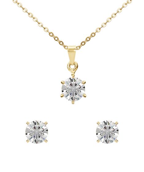 kit relógio feminino champion analógico cn25145w dourado