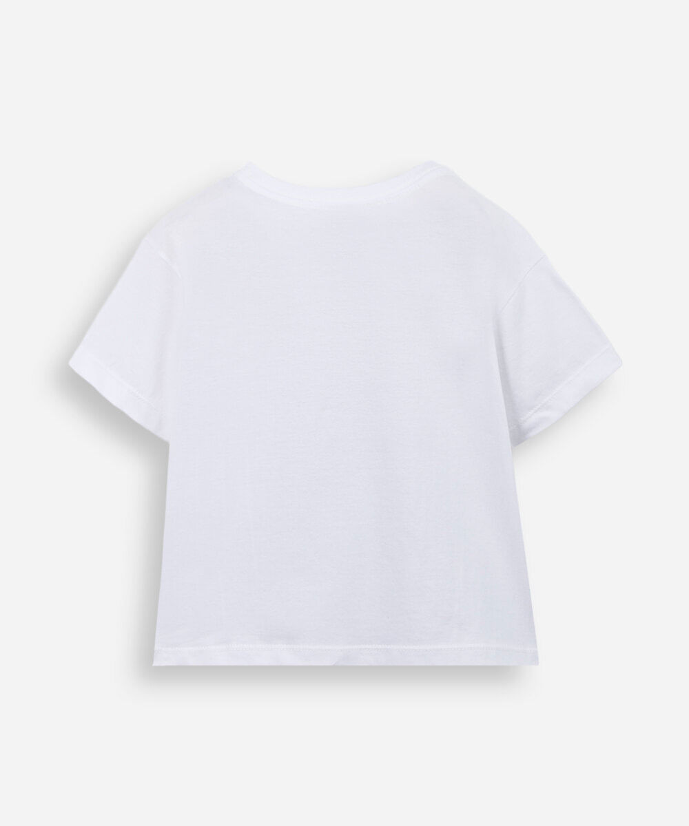 camiseta infantil nina guerreiras k pop huntrix off white