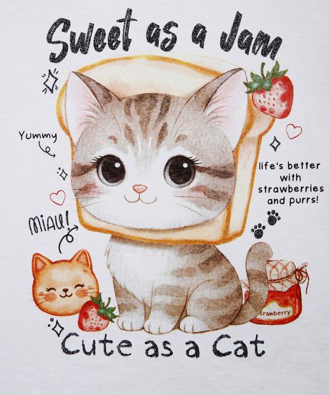 camiseta infantil de algodão nina off white