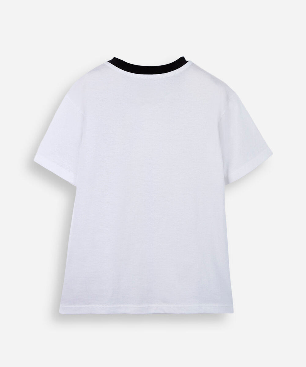 camiseta infantil de algodão hellfire stranger things off white