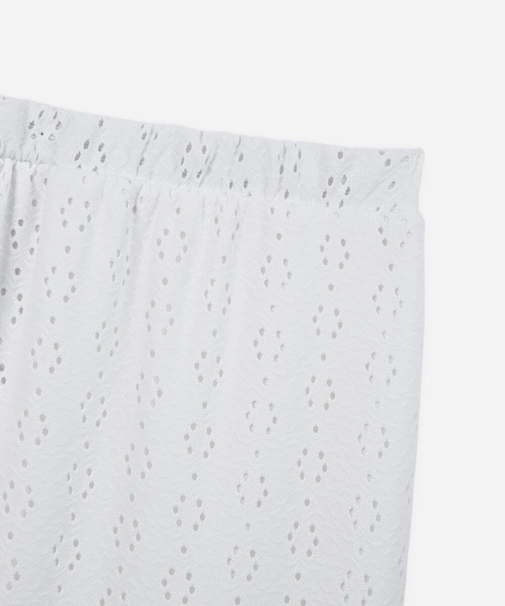 saia juvenil longa de laise off white