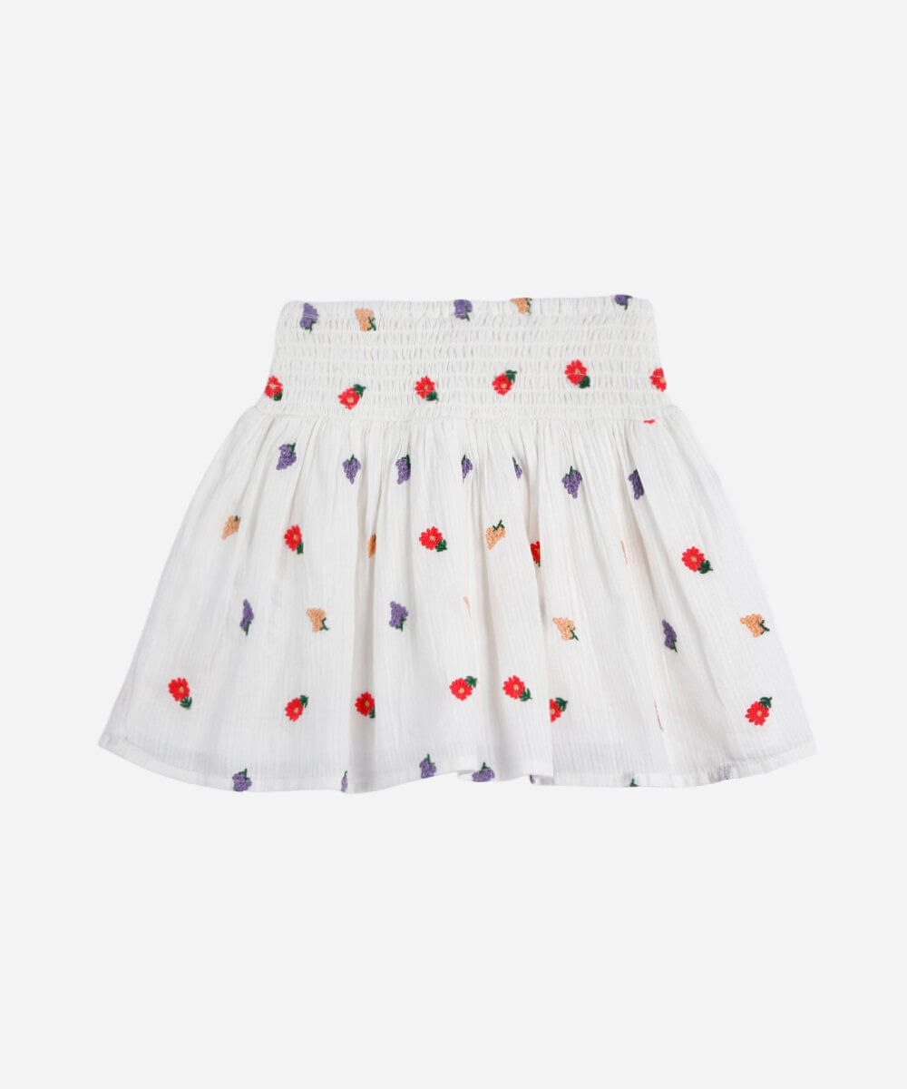 saia infantil camadas bordada off white