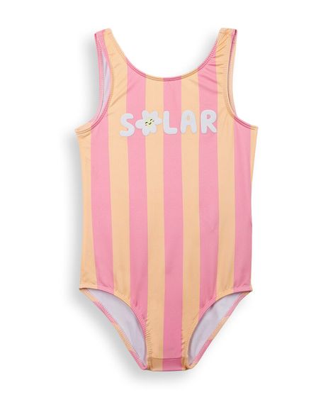 maiô infantil  listrado solar colorido