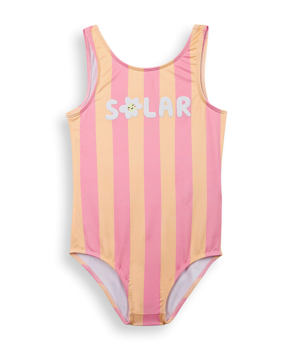 maiô infantil  listrado solar colorido