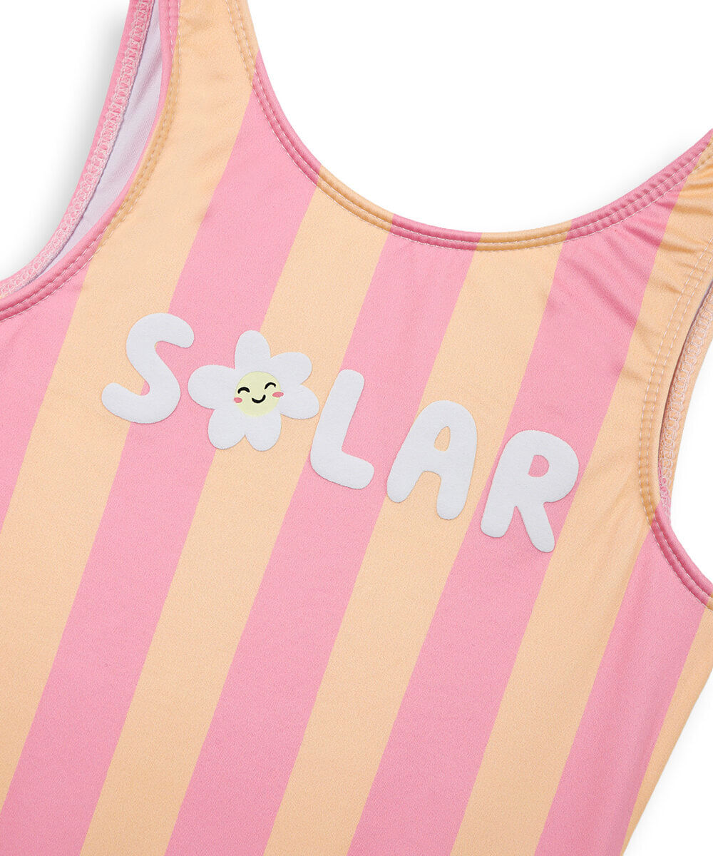 maiô infantil  listrado solar colorido