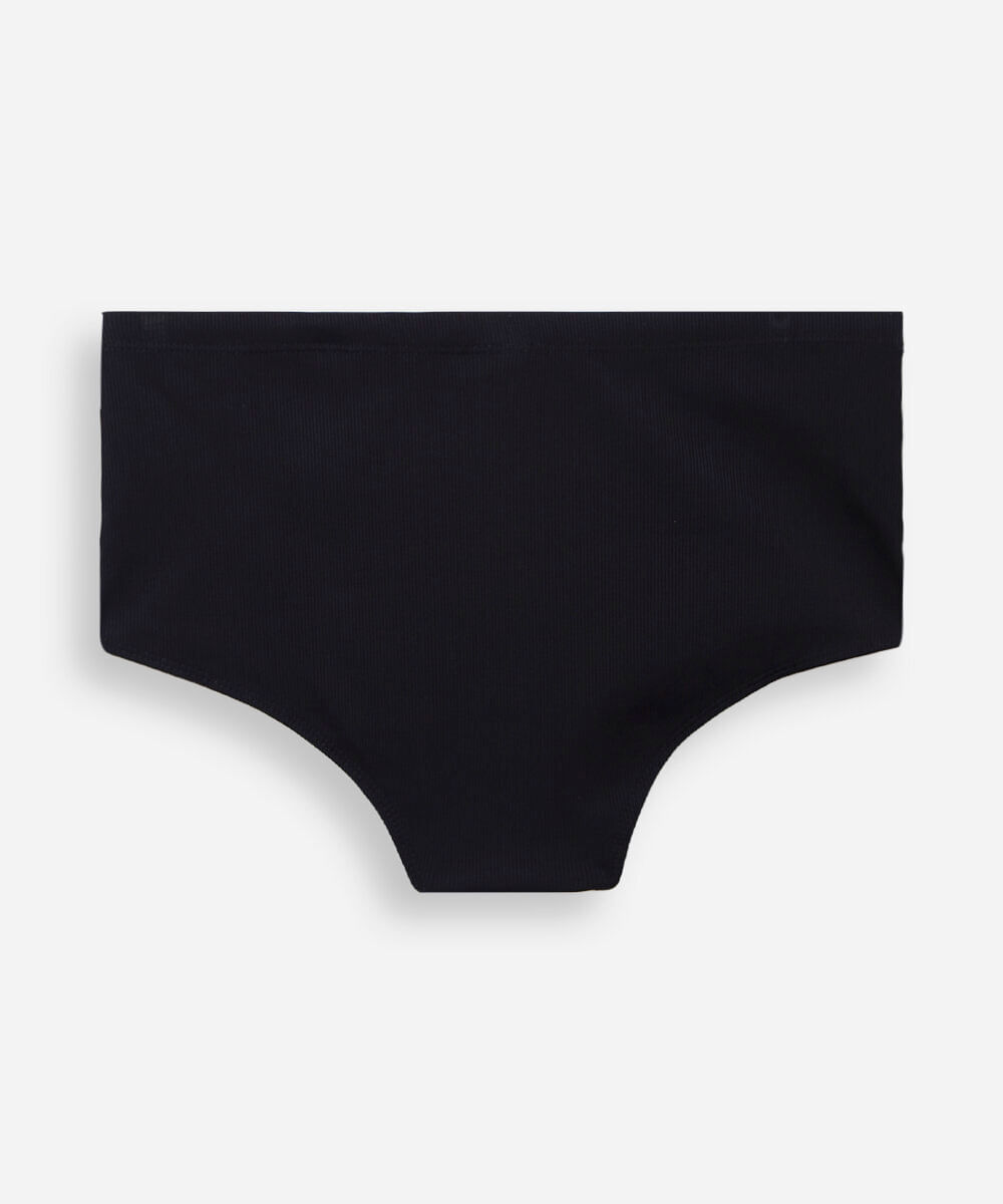 sunga masculina tradicional canelada preta