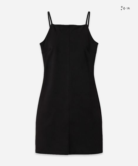 vestido feminino curto alfaiataria preto