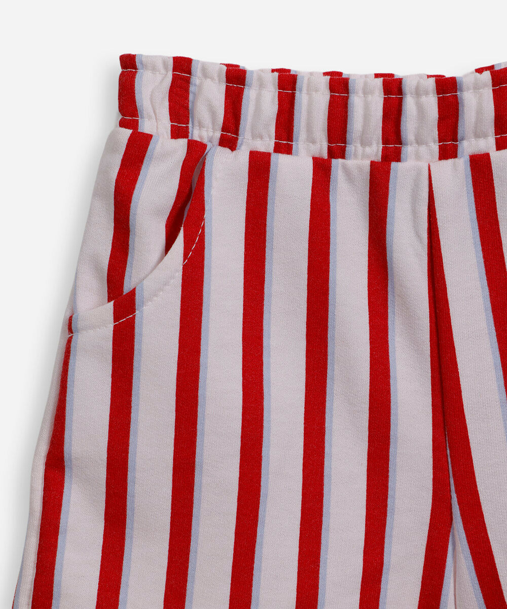 conjunto infantil de algodão minnie off white