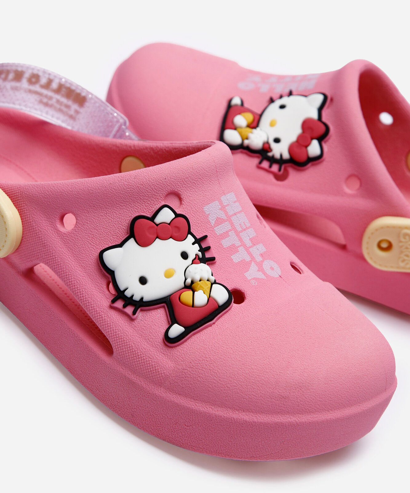 babuche infantil hello kitty rosa