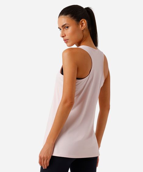 regata esportiva nadador feminina de poliamida rosa