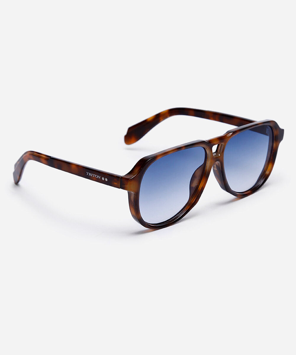 óculos de sol aviador triton feminino colorido