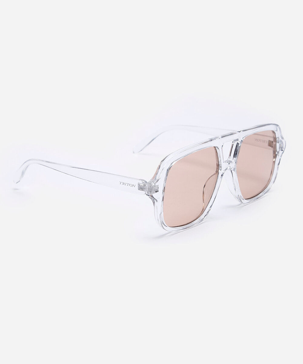 óculos de sol aviador triton transparente
