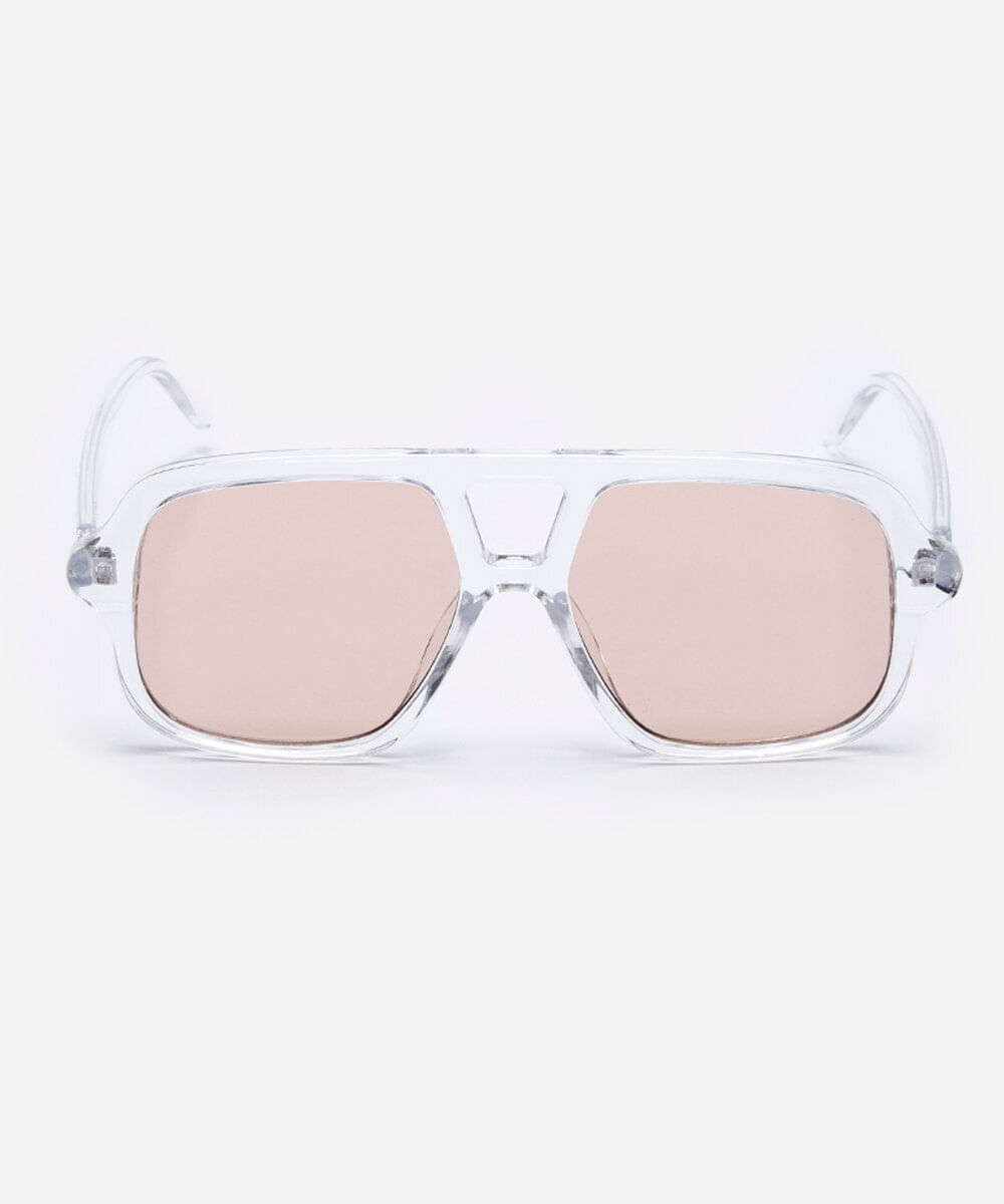 óculos de sol aviador triton transparente