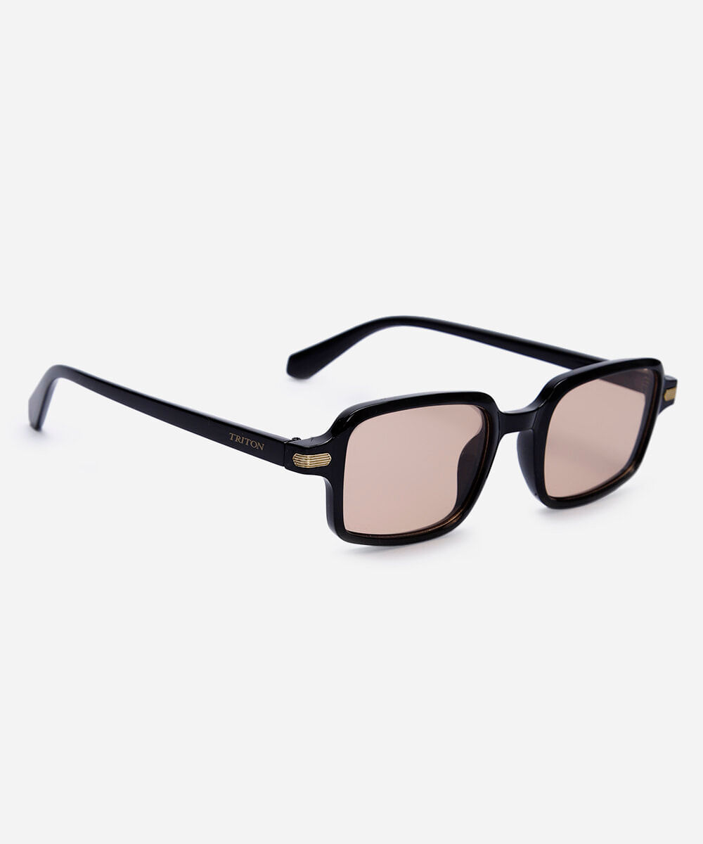 óculos de sol quadrado triton feminino preto