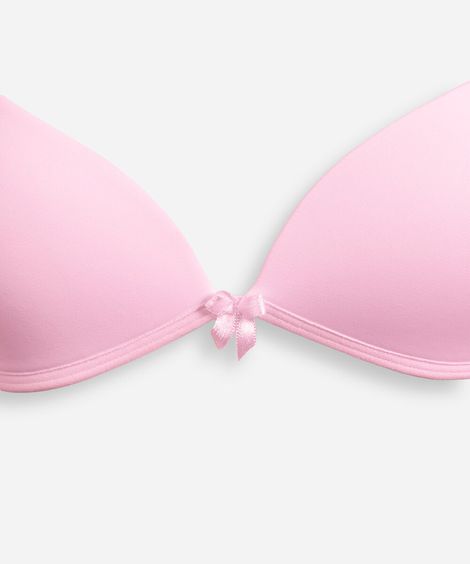 sutiã juvenil com bojo rosa