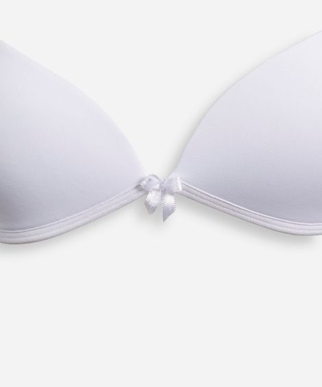 sutiã juvenil com bojo branco