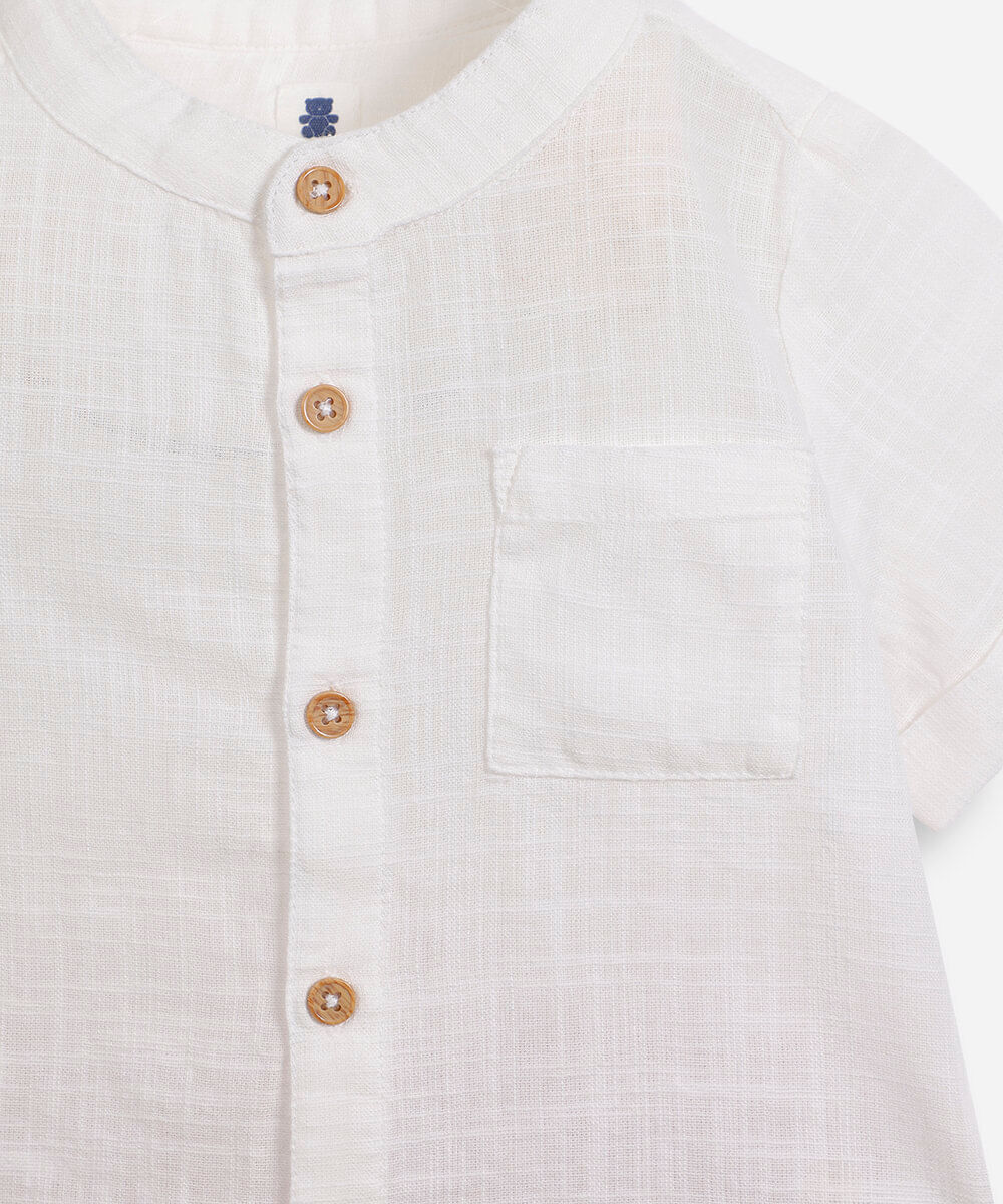 conjunto curto infantil listrado vermelho