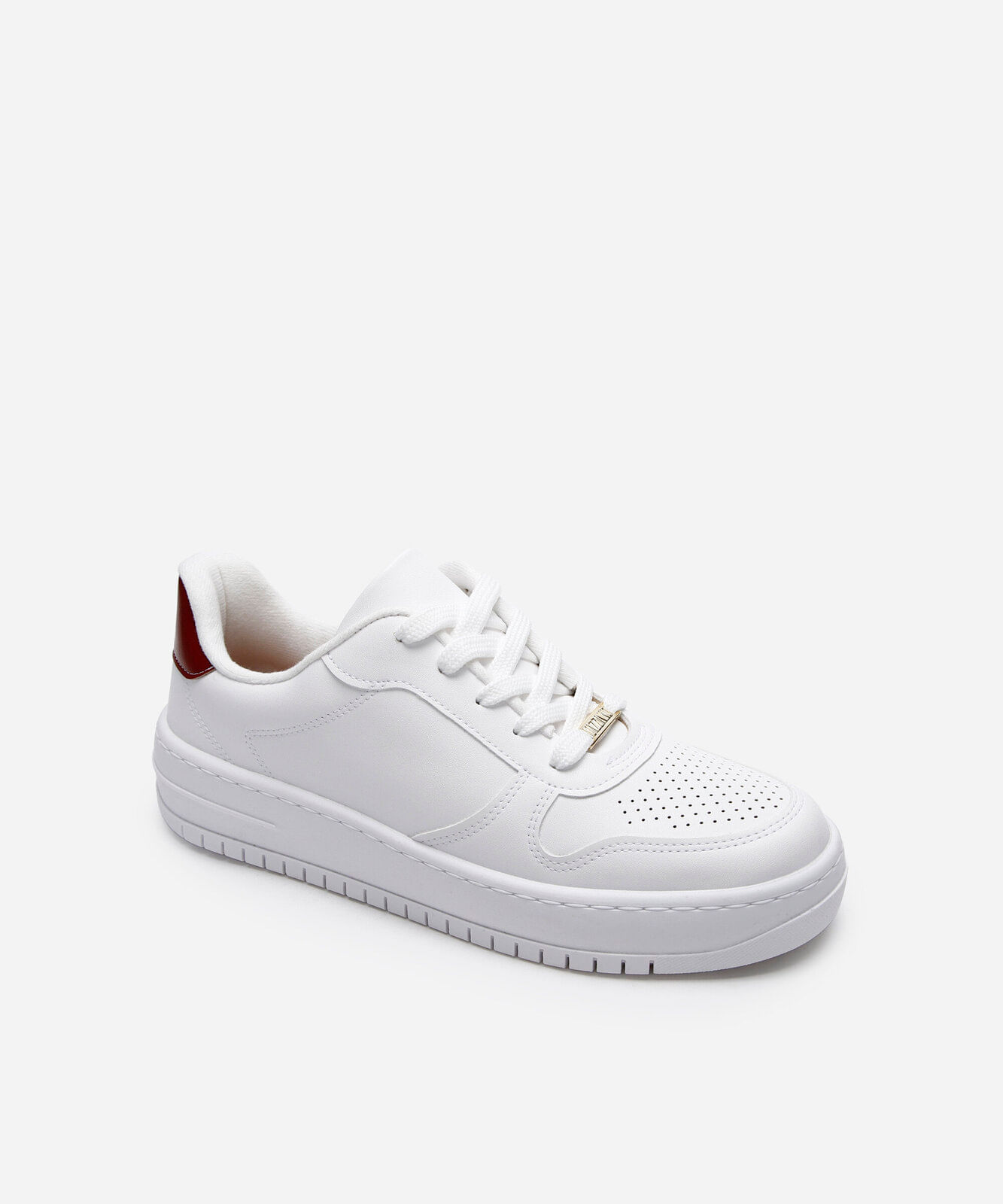 tênis causal com recortes vizzano branco