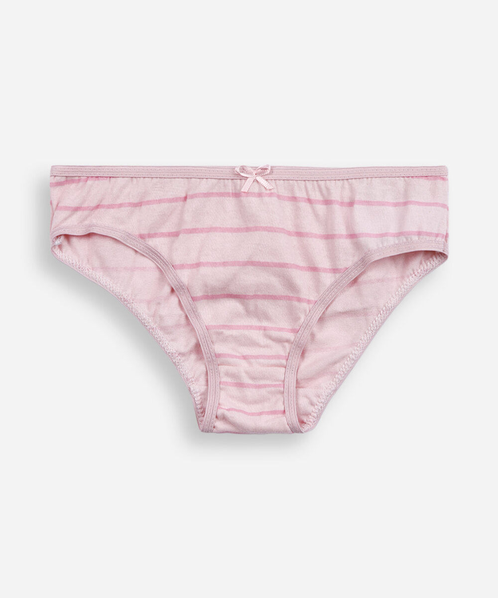kit de 5 calcinhas infantis skye rosa