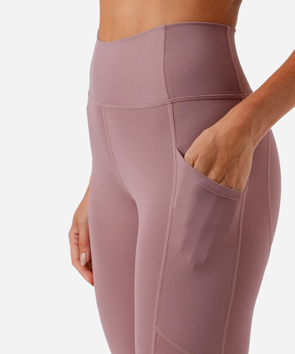 calça feminina legging detalhe coração rosa